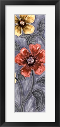 Framed Wild Poppies II Print