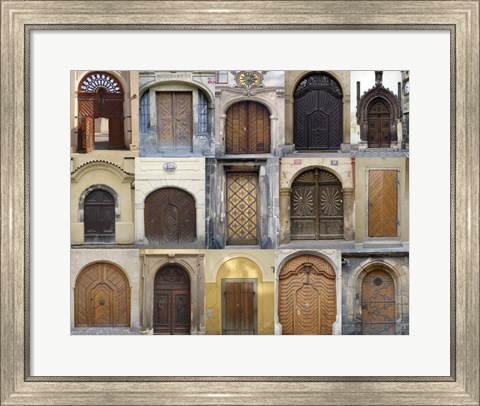 Framed Doors II Print