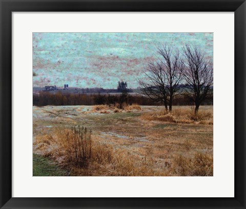 Framed Fields II Print