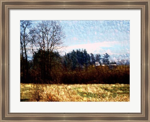 Framed Land I Print