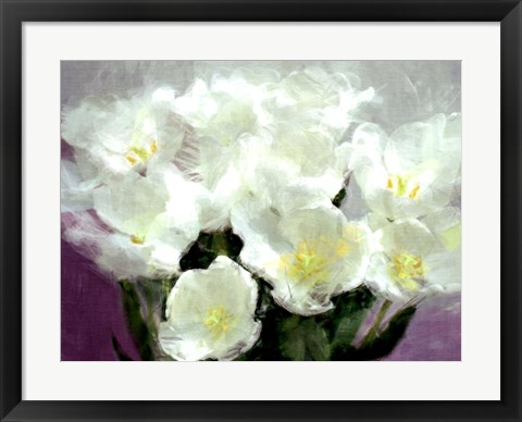 Framed Sunlit Tulips I Print