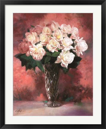 Framed Floral Still Life III Print