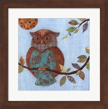 Framed Wise Owl II Print