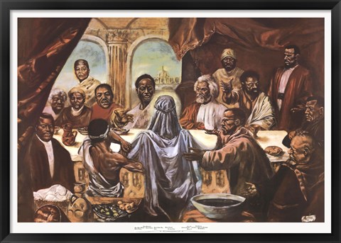 Framed Last Supper Print