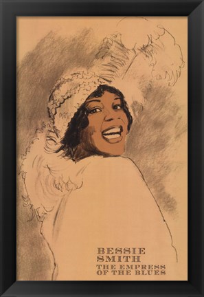 Framed Bessie Smith Print