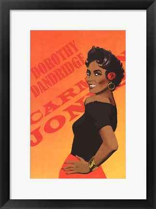 Framed Dorothy Dandridge Print