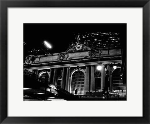 Framed Grand Central Station at Night Print