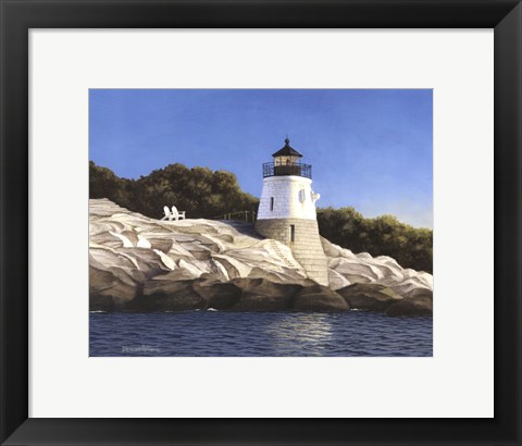 Framed Castle Hill Light Print