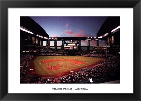 Framed Chase Field, Arizona Print