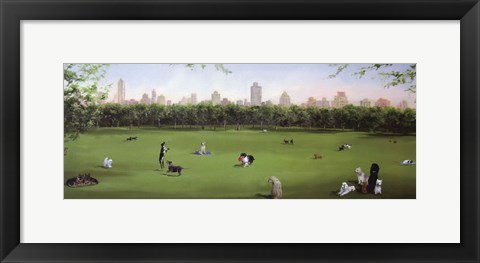 Framed Sunday in the Park Print