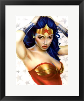 Framed Wonder Woman Print