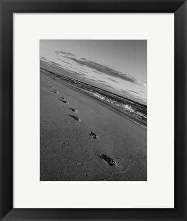 Framed Footprints Print