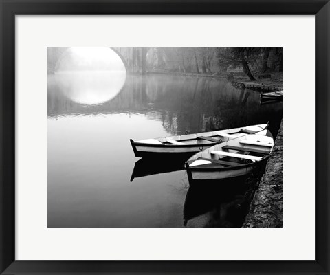 Framed Moonlit Morning Print