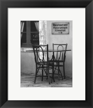 Framed Table for Two Print