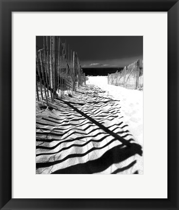 Framed Shadowed Pathway Print