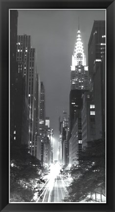 Framed Looking Across 42nd Street Print