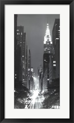 Framed Looking Across 42nd Street Print