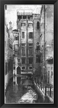 Framed Venetian Canal Print