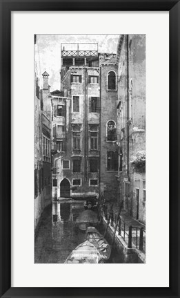 Framed Venetian Canal Print