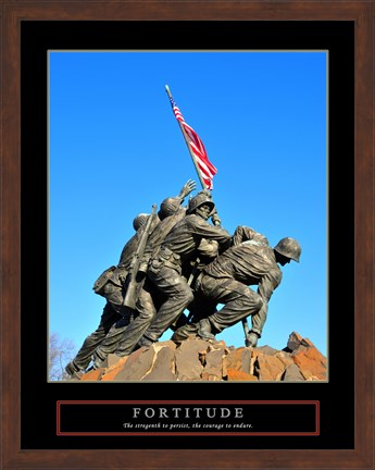 Framed Fortitude-Iwo Jima Print