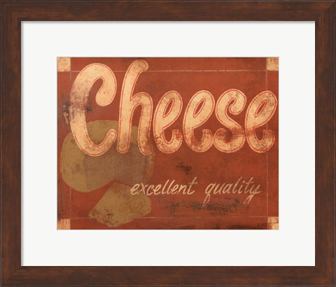 Framed Cheese Print