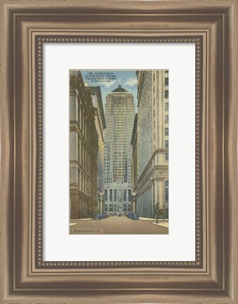 Framed Chicago- La Salle Street Print