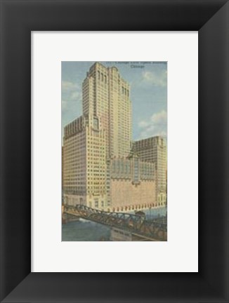 Framed Chicago- Civic Opera Building Print