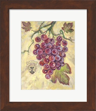 Framed Merlot Print