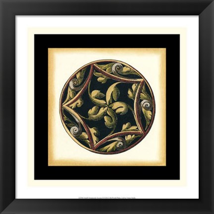 Framed Small Ornamental Accents II Print