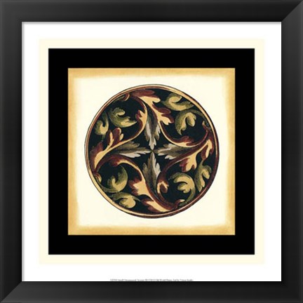 Framed Small Ornamental Accents III Print