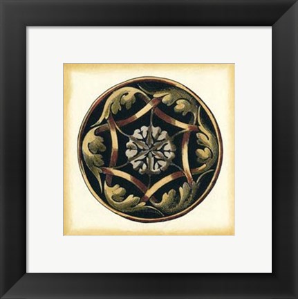 Framed Small Ornamental Accents IV Print