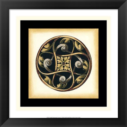 Framed Small Ornamental Accents V Print