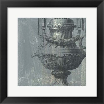 Framed Decorative Elegance I Print