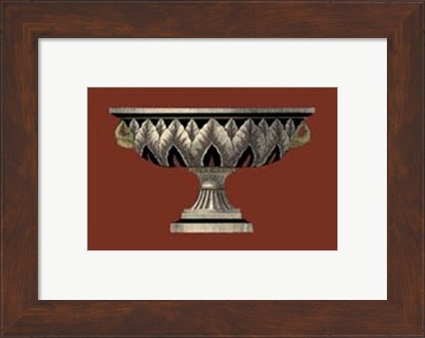 Framed Small Antique Vase IV Print