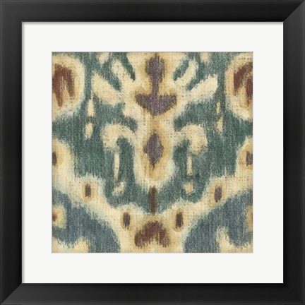 Framed Ikat Motif IV Print