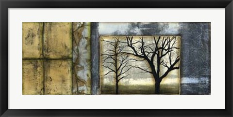 Framed Tandem Trees III Print