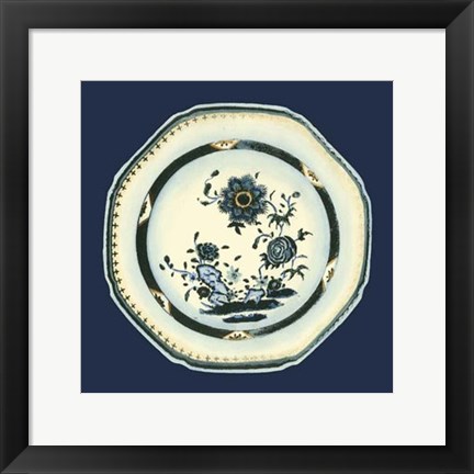 Framed Porcelain Plate II Print