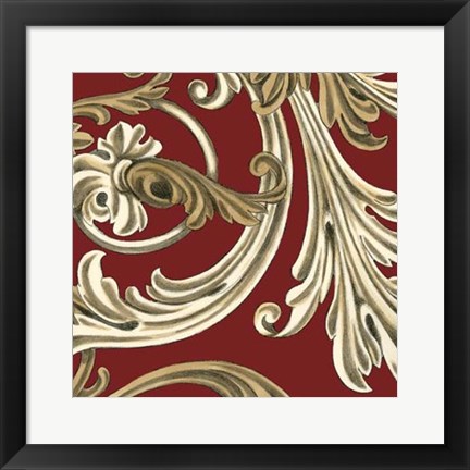 Framed Elegant Motif III Print