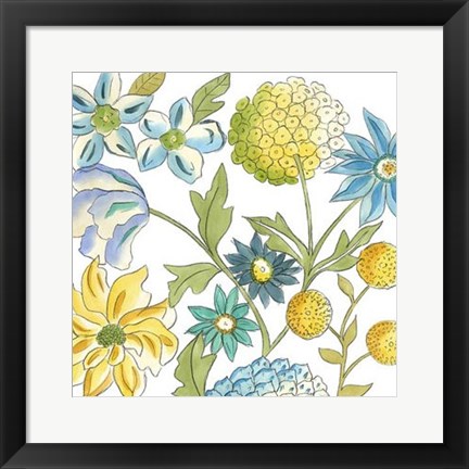 Framed Bouquet Garden IV Print