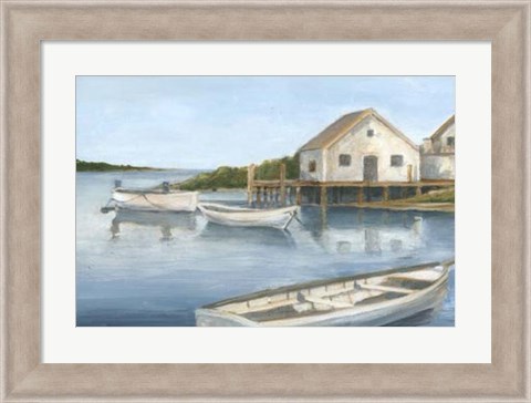 Framed Tranquil Waters II Print