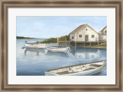 Framed Tranquil Waters II Print