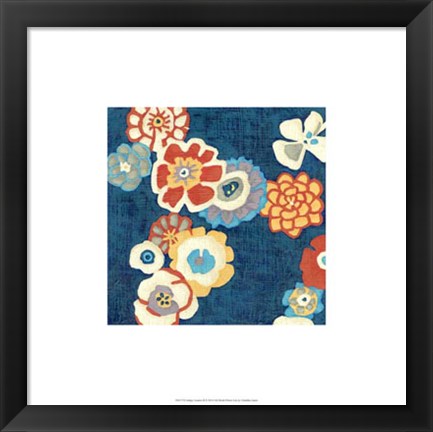 Framed Indigo Garden II Print