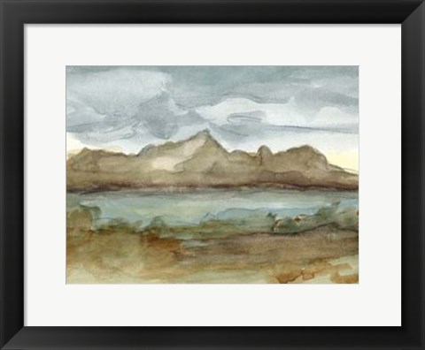 Framed Plein Air Landscape I Print