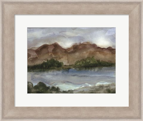 Framed Plein Air Landscape IV Print