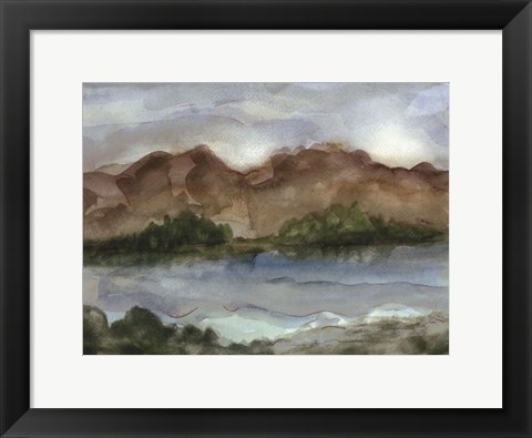 Framed Plein Air Landscape IV Print