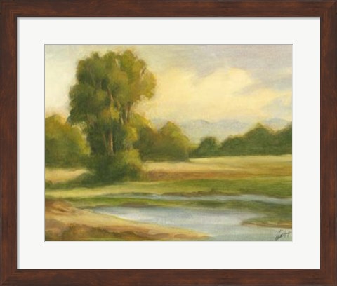 Framed Spring Morning I Print