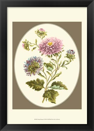 Framed Antique Bouquet II Print