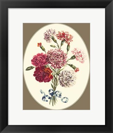 Framed Antique Bouquet VI Print