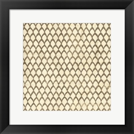 Framed Ethnic Motif III Print