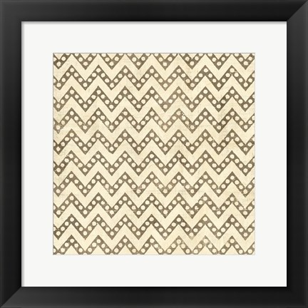 Framed Ethnic Motif IX Print